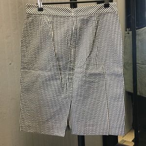 J. Crew Skirts - J Crew navy and white striped pencil skirt. J. Crew Skirts - J Crew navy and white striped pencil skirt.